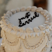 Flat Cake Topper
