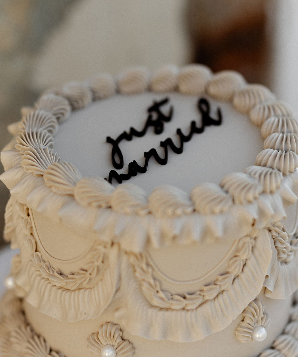 Flat Cake Topper