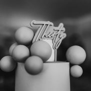 Double Layer 3D Cake Topper