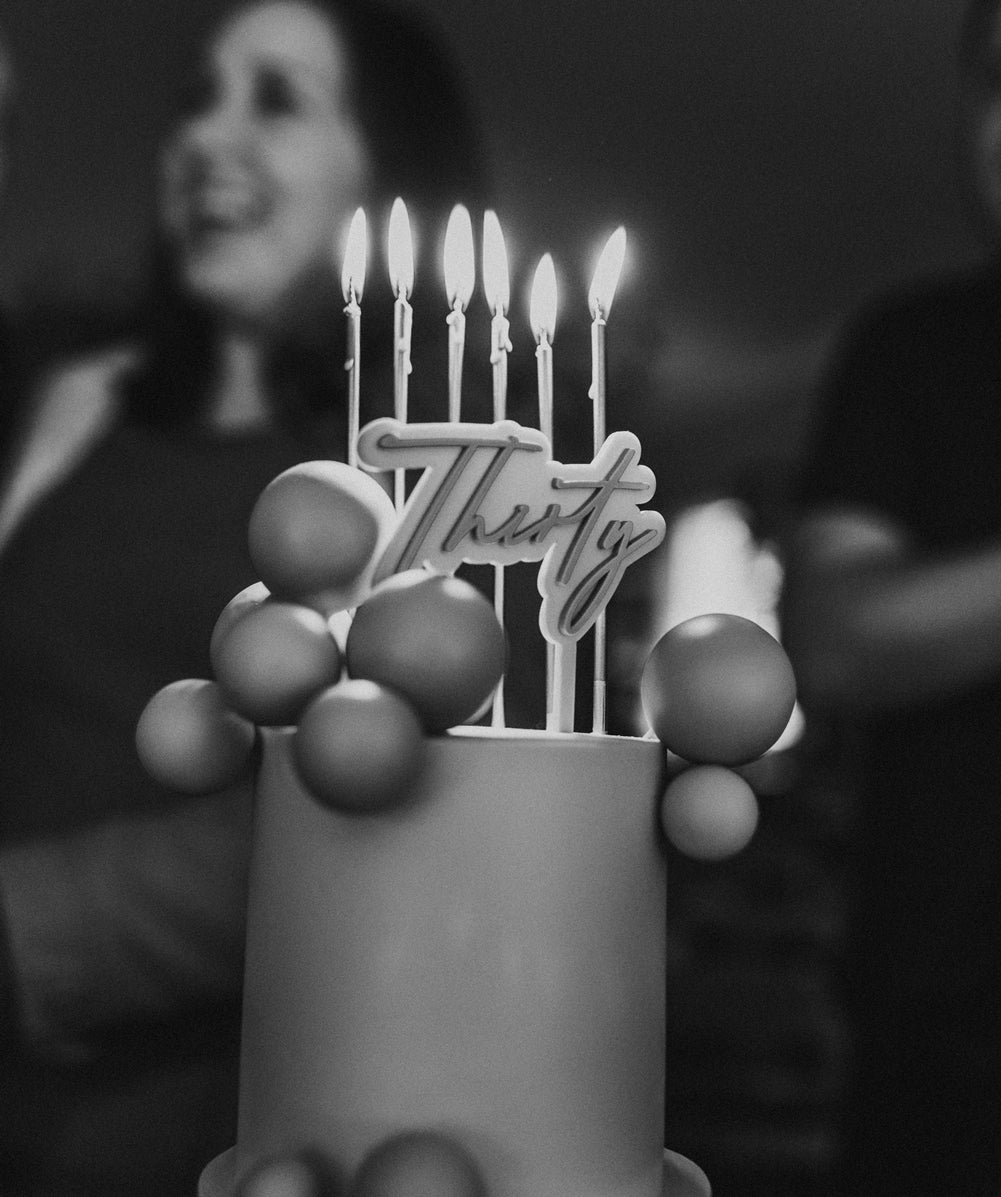 Double Layer 3D Cake Topper