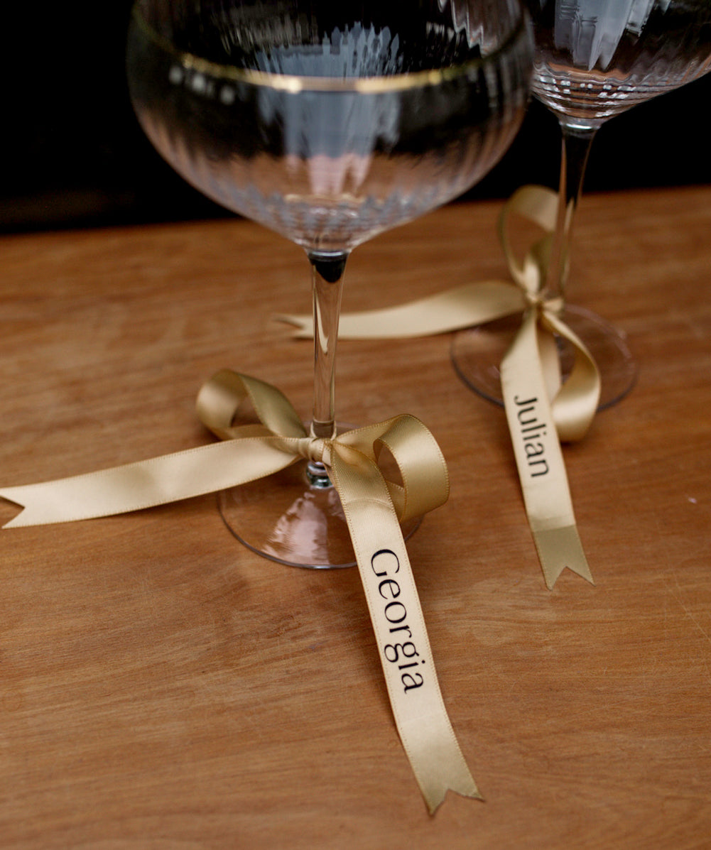 Name Tag Riben Printed Ribbon Name Tags – Love Wildly Design Co.