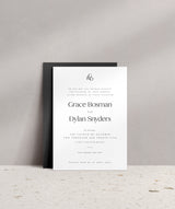 Classic Love Invitation + Envelope