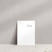 Classic Love Table Number