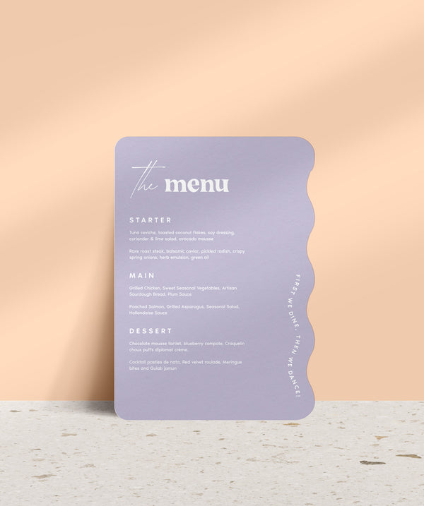 Crazy in Love Menu
