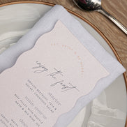 Crazy in Love Menu & Name Card Combo