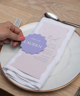Crazy in Love Acrylic Coaster Name Card