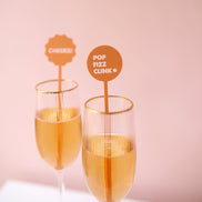 Acrylic Drink Stirrers (Pack of 4)