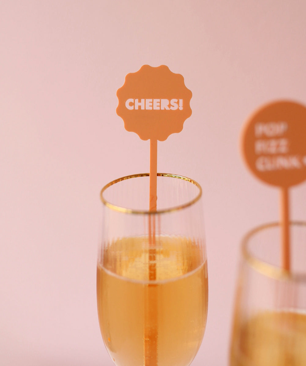 Acrylic Drink Stirrers (Pack of 4)
