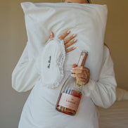 Luxury Satin Embroidered Eye Mask