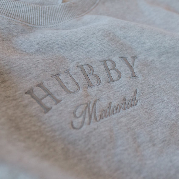 Embroidered Hubby Sweatshirt