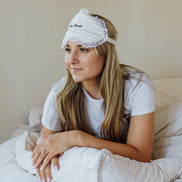 Luxury Satin Embroidered Eye Mask
