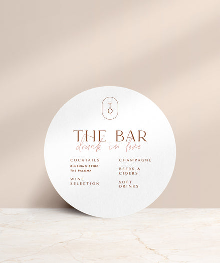 Organic Love Bar Signage