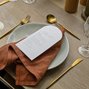 Organic Love Menu & Name Card Combo