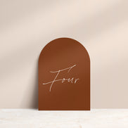 Organic Love Table Number