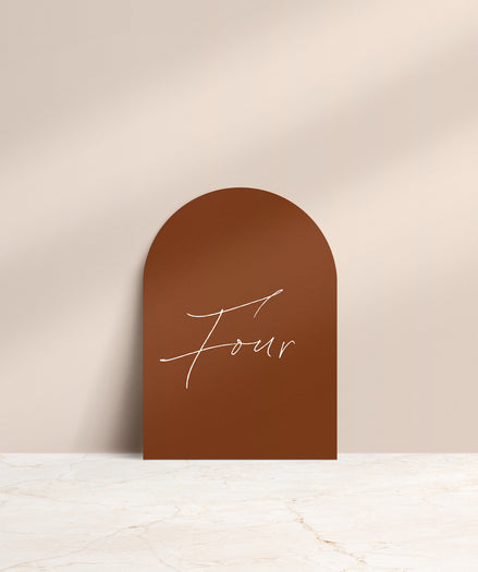 Organic Love Table Number