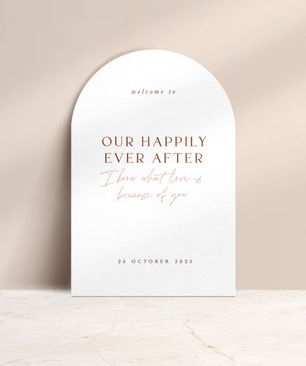 Organic Love Welcome Signage