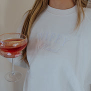 Embroidered Wifey Sweatshirt