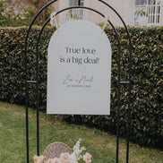 Classic Love Welcome Signage