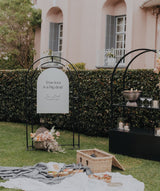 Classic Love Welcome Signage
