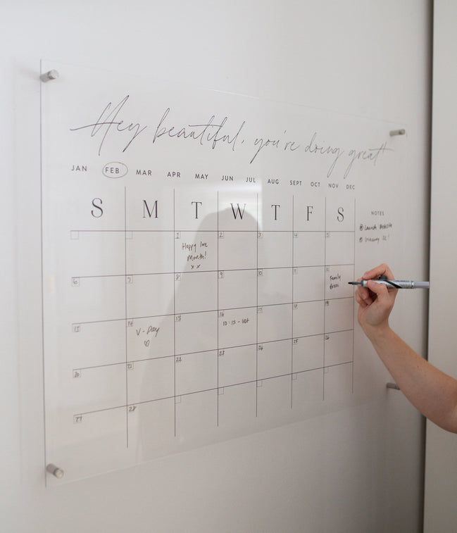 Any Year Wall Calendar